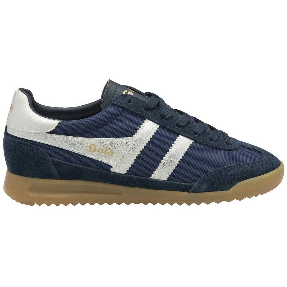 NEW GOLA women's tornado sneakers in navy silver